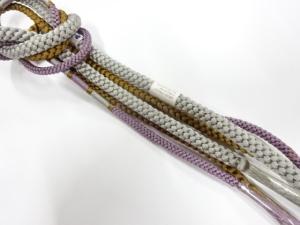 未使用品　正絹　手組帯締め